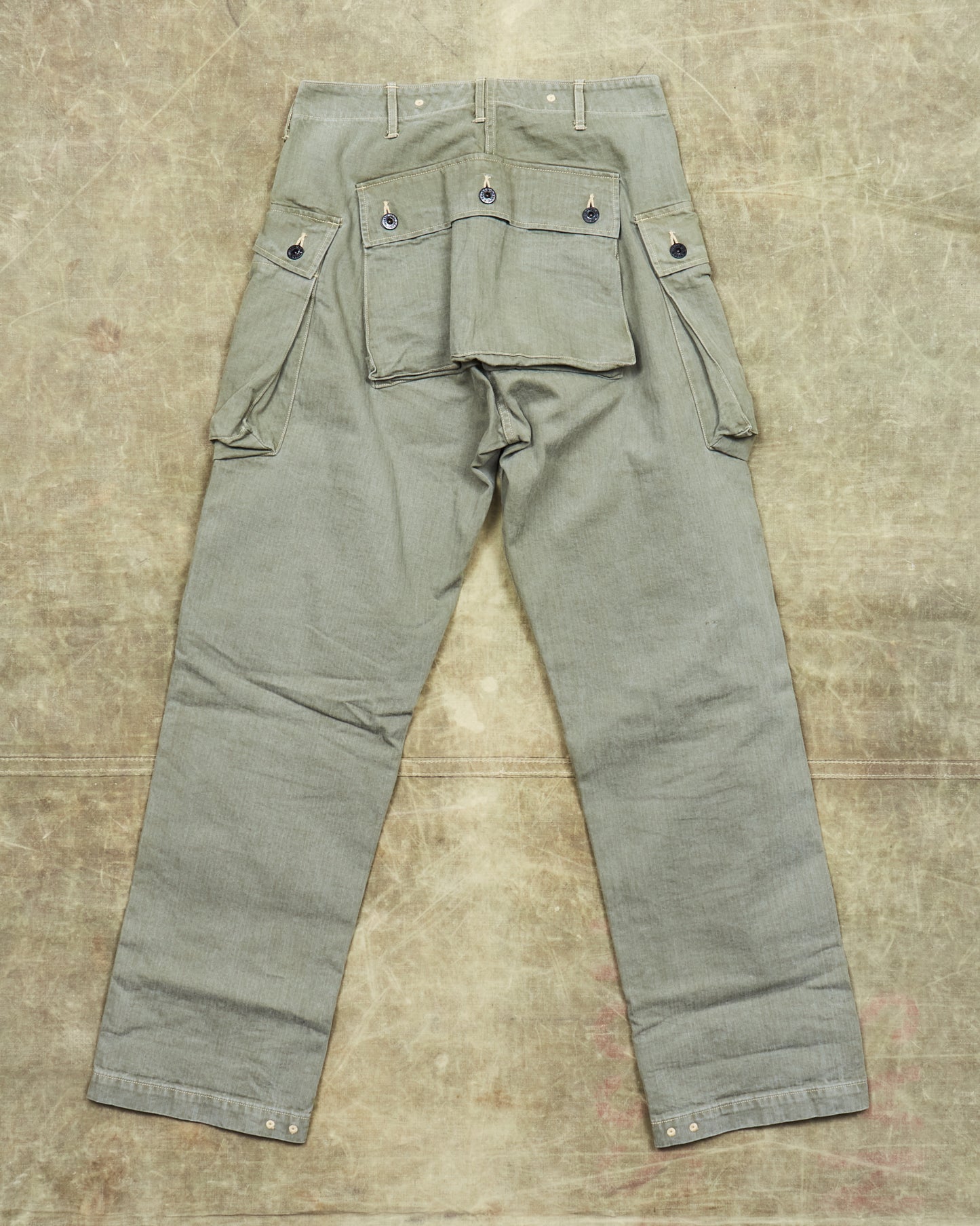 Second Hand Buzz Rickson's USMC P-44 HBT Twill "Monkey" Pants