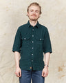 Indigofera Delray Shirt Linen Canvas Petrol