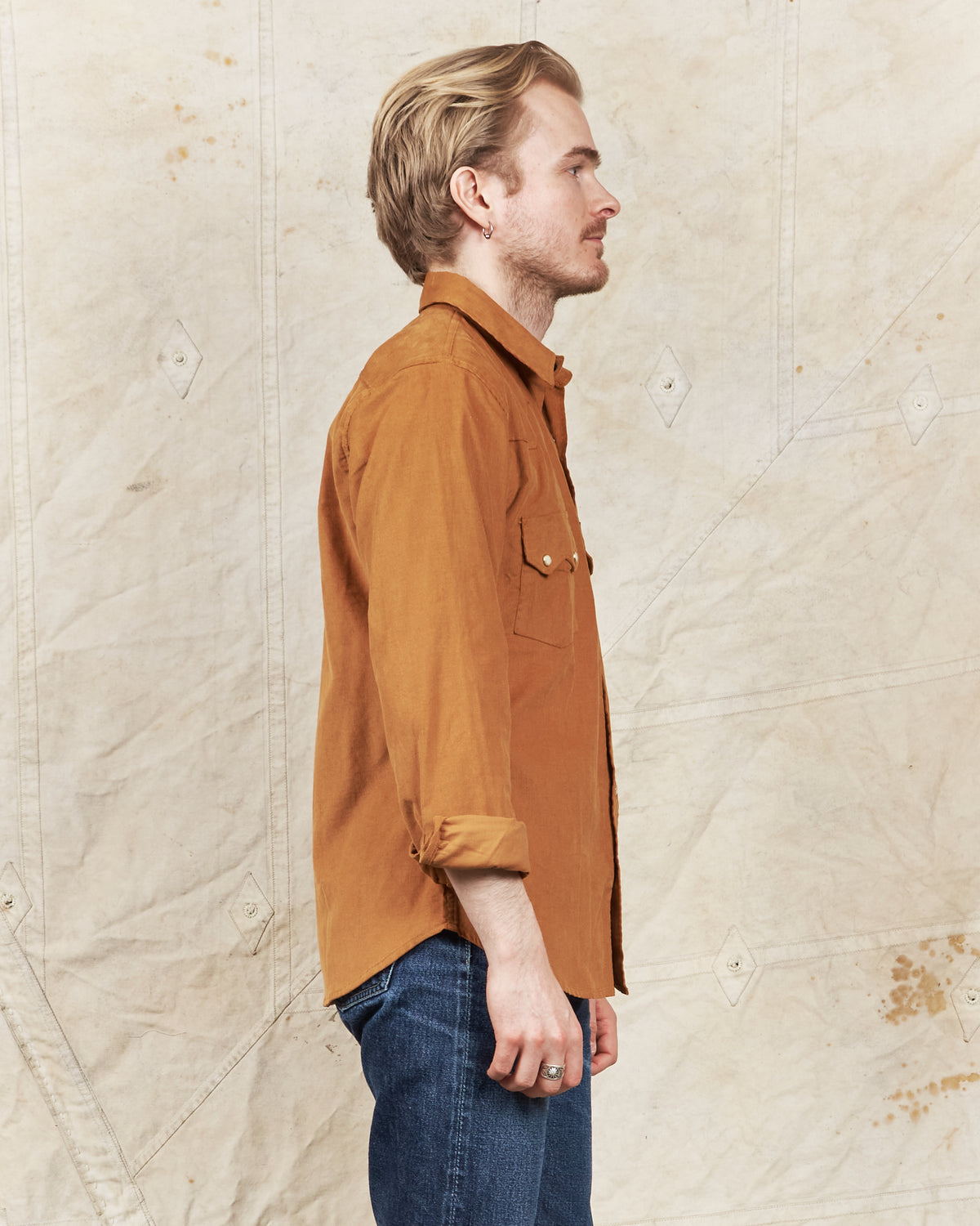 Indigofera Dollard Corduroy Shirt Beige
