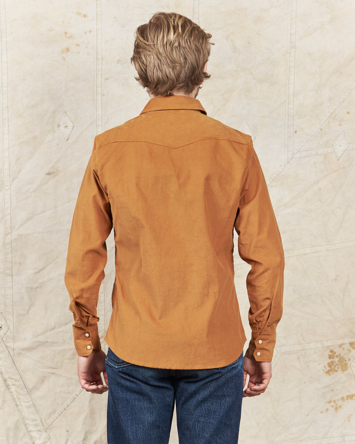 Indigofera Dollard Corduroy Shirt Beige