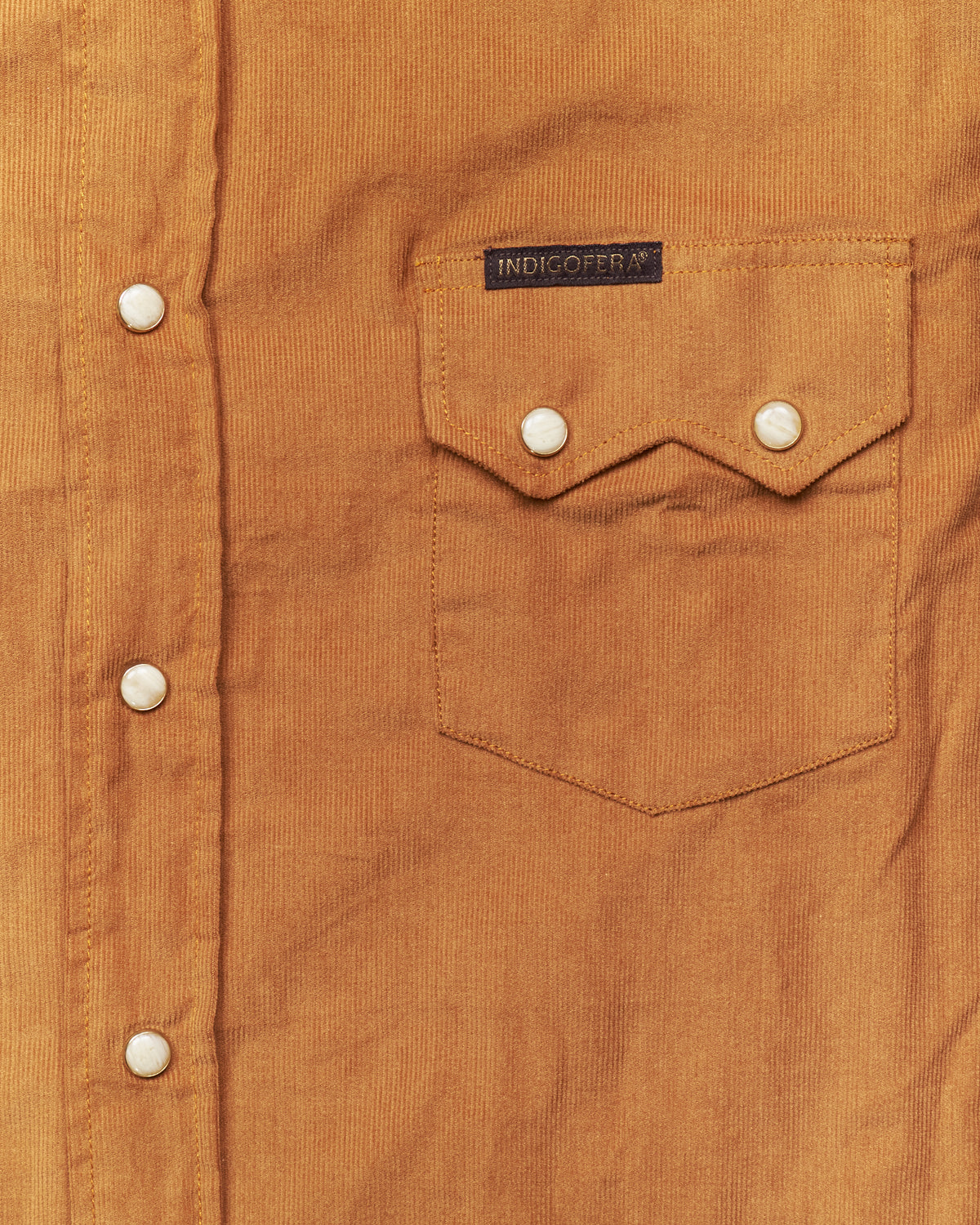 Indigofera Dollard Corduroy Shirt Beige