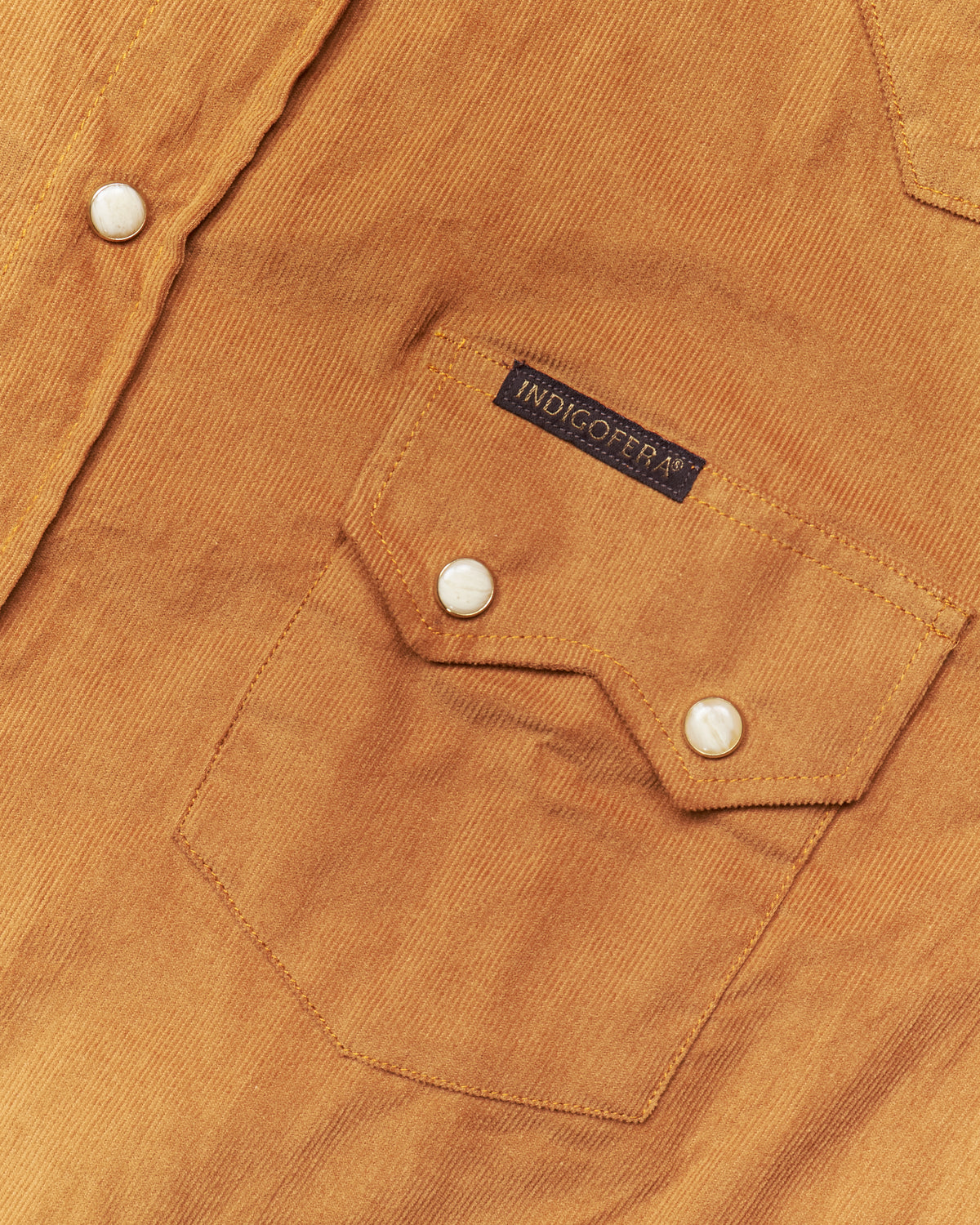 Indigofera Dollard Corduroy Shirt Beige