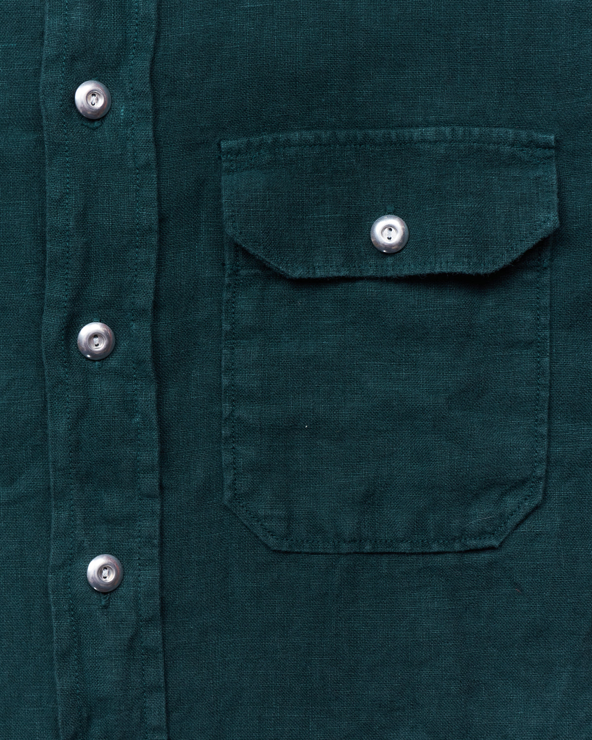 Indigofera Delray Shirt Linen Canvas Petrol