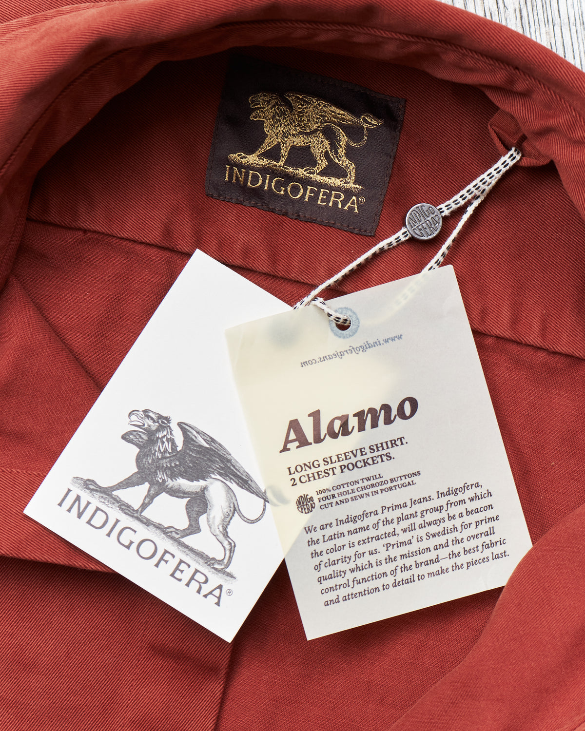 Indigofera Alamo Shirt Tiger Heron