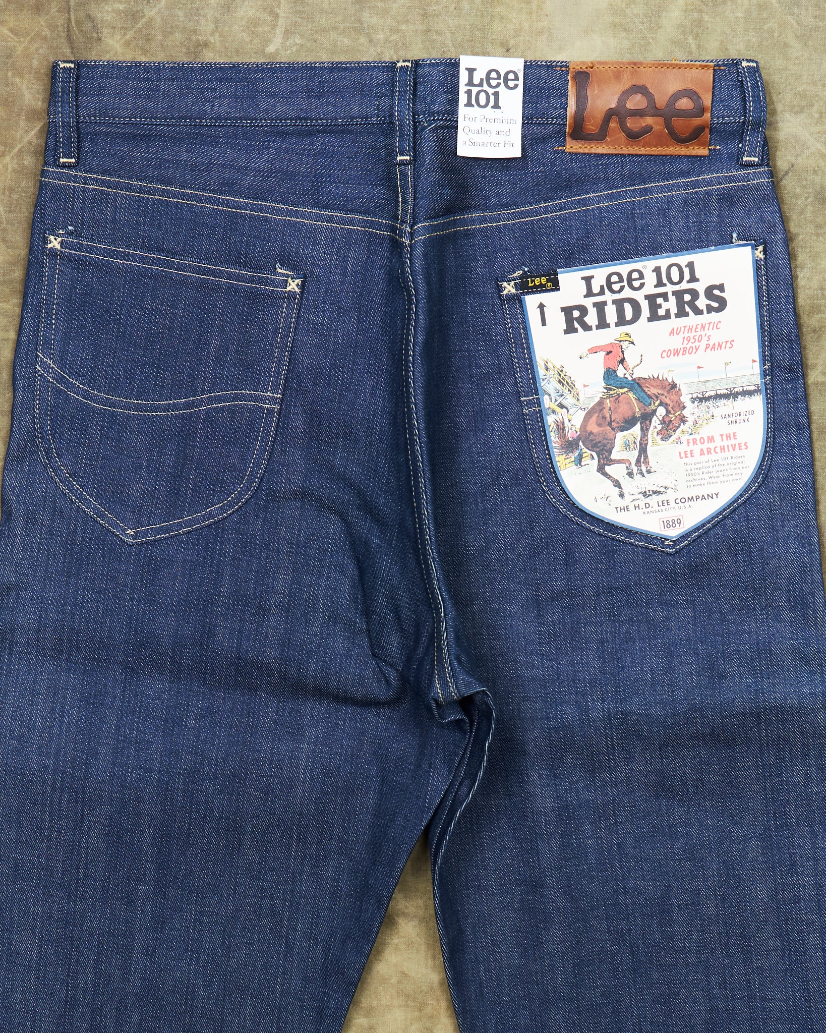 Second Hand Deadstock Lee 101 50's Riders Jeans W31 L32 – Second