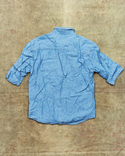 Second Hand Indigofera Delray Cotton / Linen Indigo Chambray Shirt Size  M