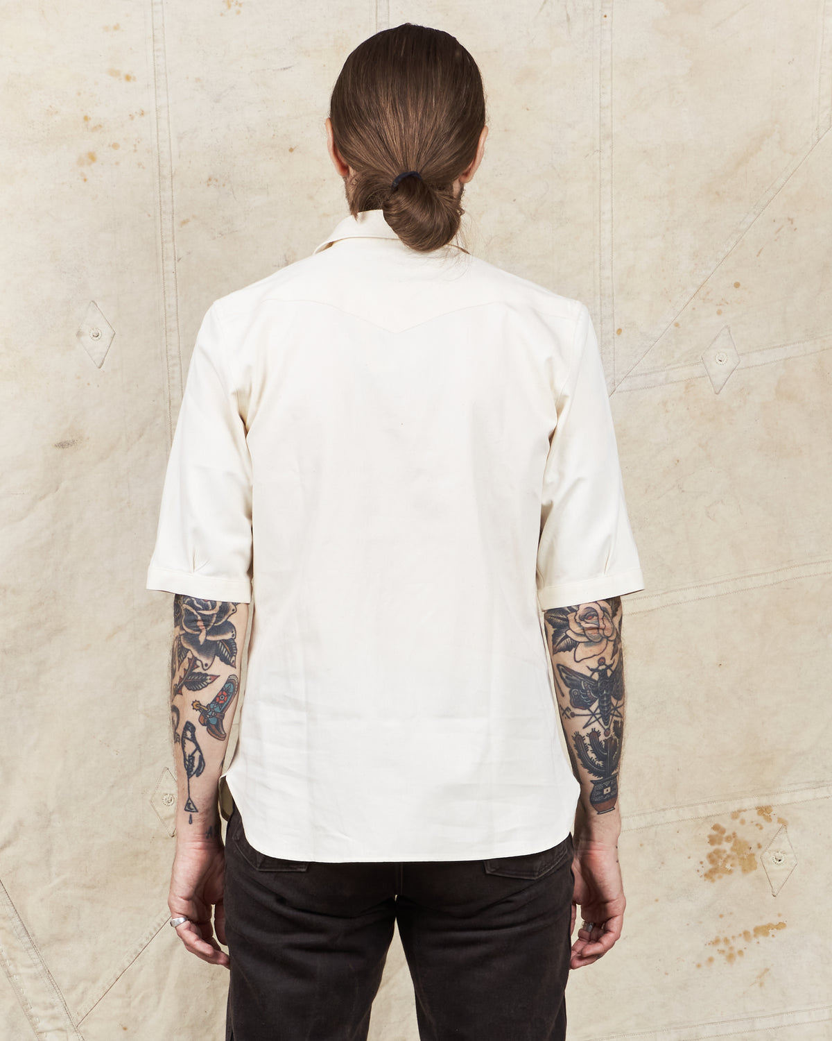 Indigofera Randy Shirt 2 by 1 Cordova Denim Ecru
