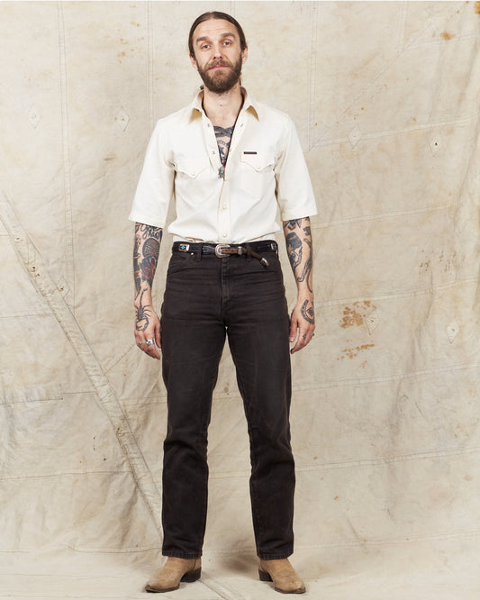 Indigofera Randy Shirt 2 by 1 Cordova Denim Ecru