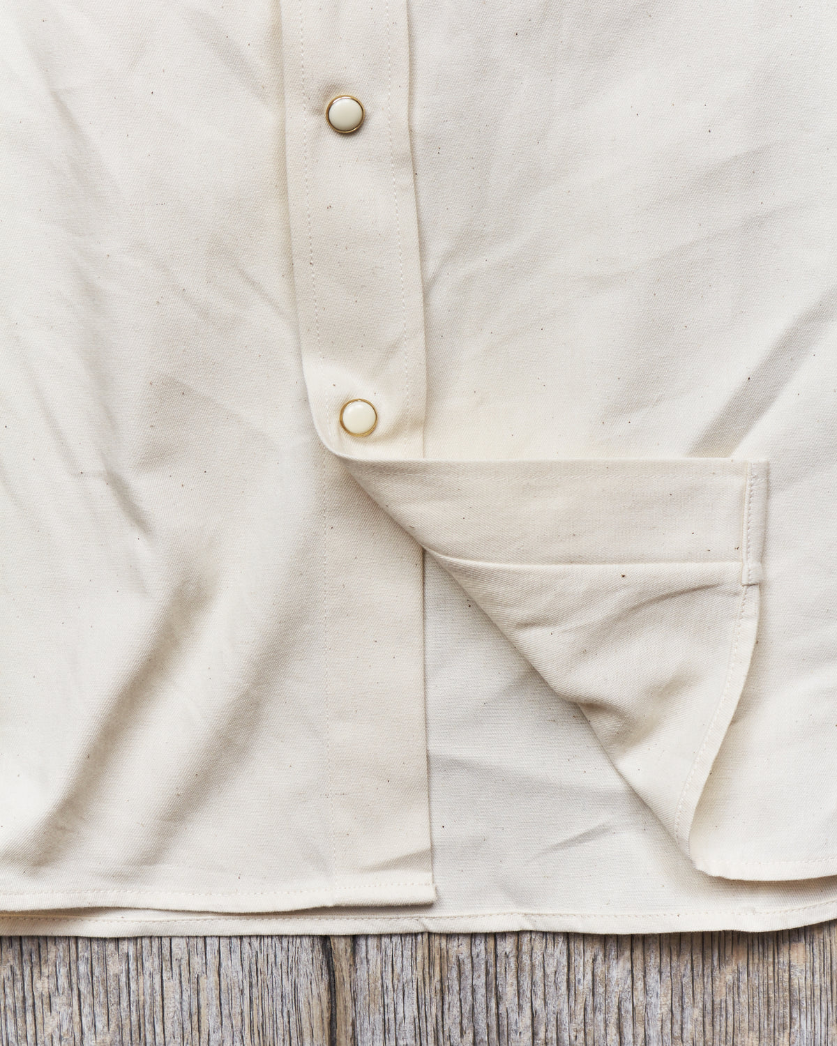 Indigofera Randy Shirt 2 by 1 Cordova Denim Ecru