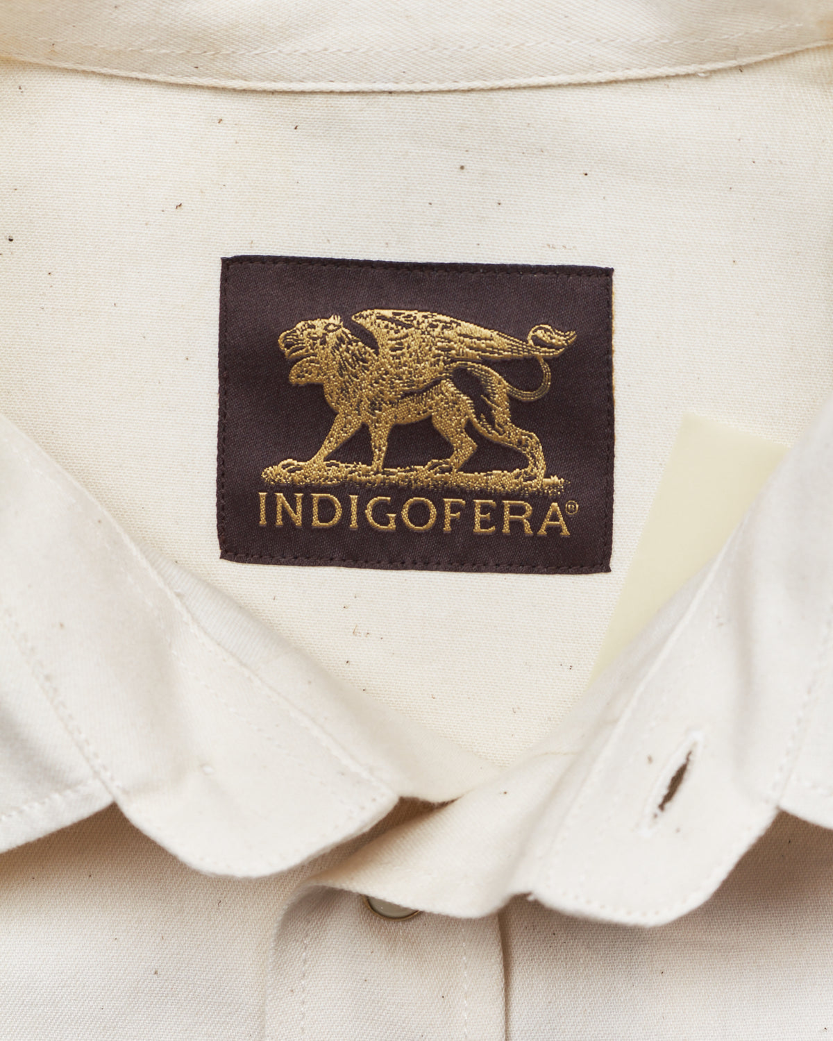 Indigofera Randy Shirt 2 by 1 Cordova Denim Ecru