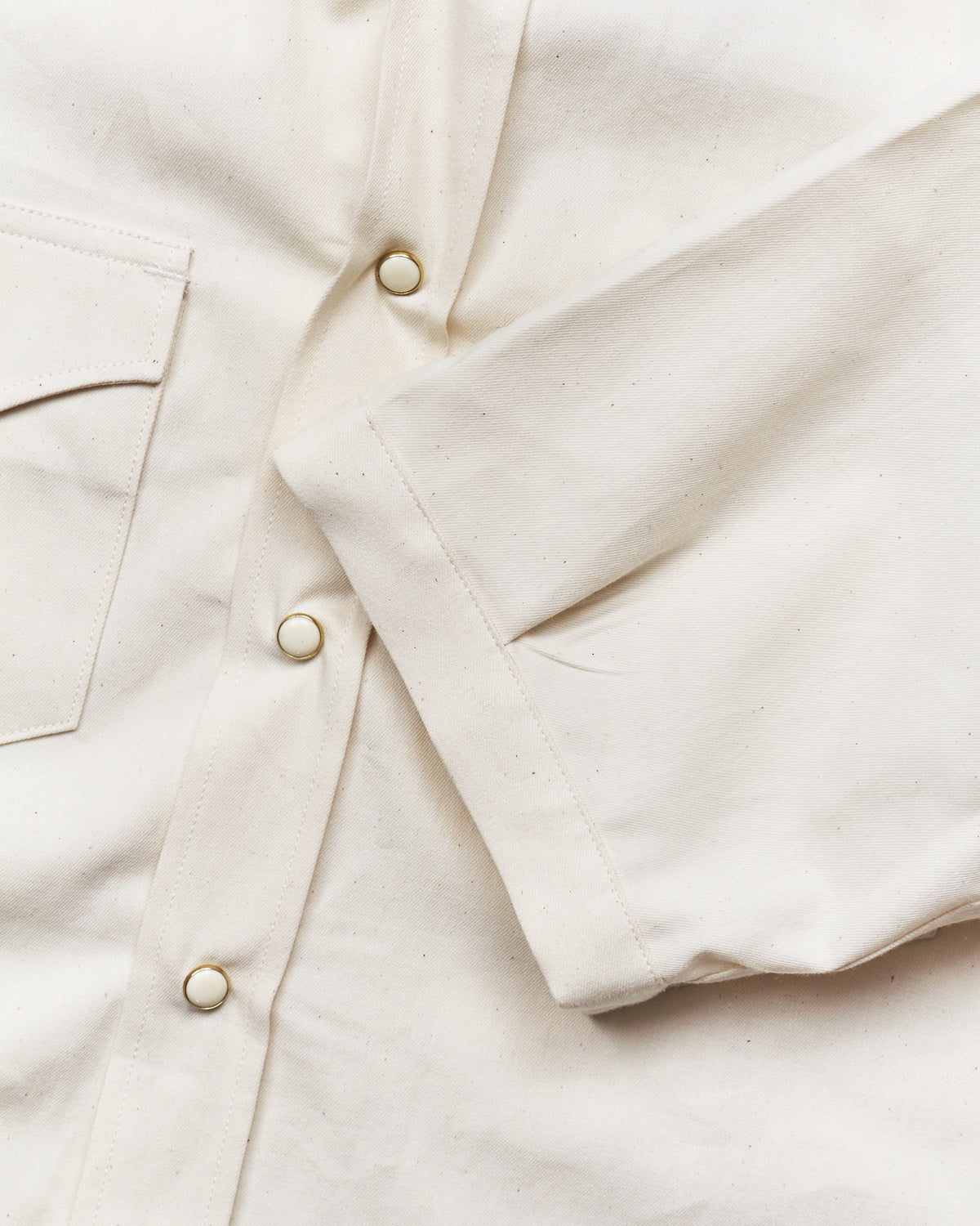 Indigofera Randy Shirt 2 by 1 Cordova Denim Ecru