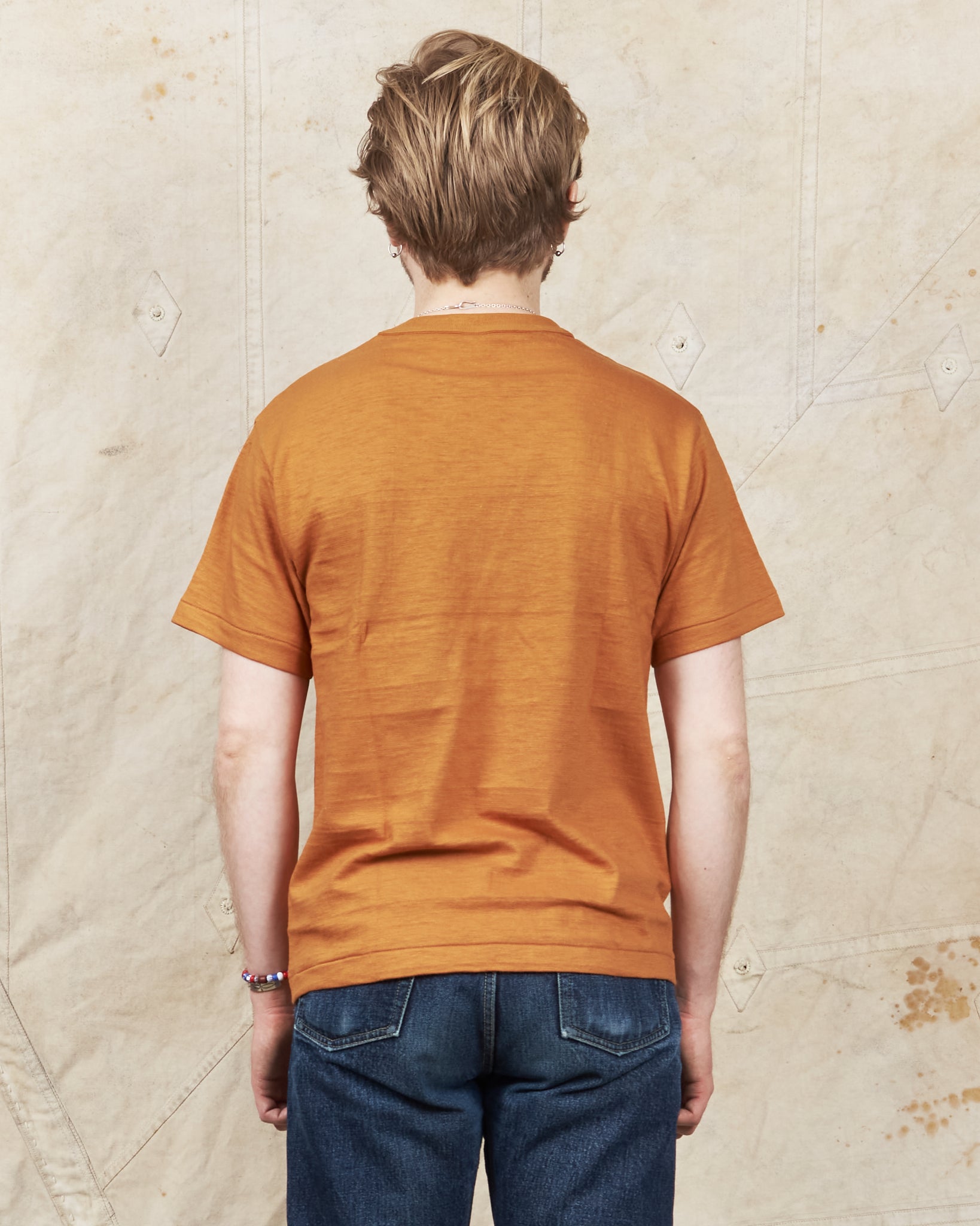 Warehouse & Co. Lot 4601 Pocket T-shirt Dark Orange – Second Sunrise