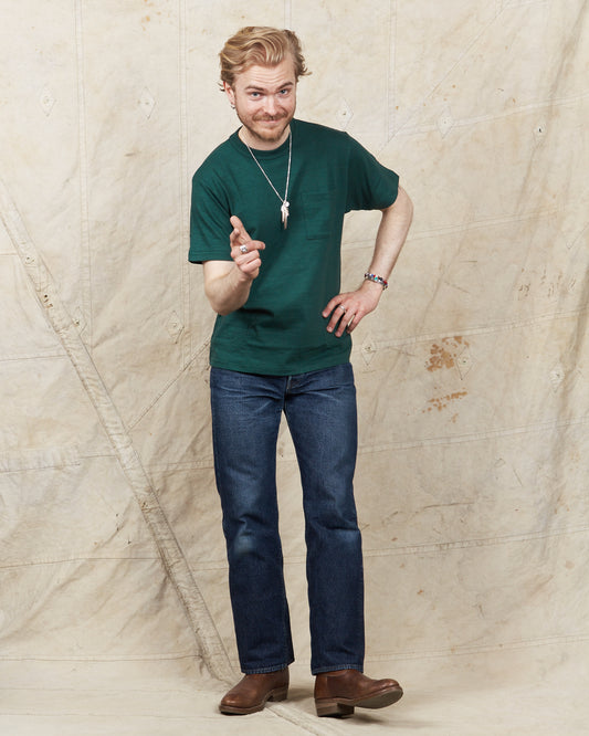 Warehouse & Co. Lot 4601 Pocket T-shirt Dark Green