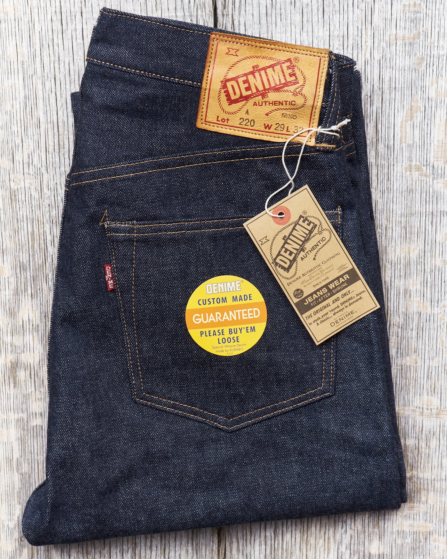 Denime by Warehouse & Co Lot 220A Offset XX Model Jeans Non Wash