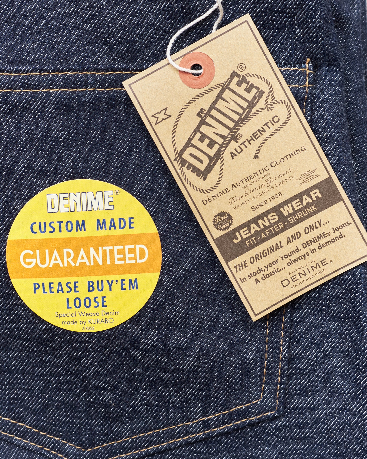 Denime by Warehouse & Co Lot 220A Offset XX Model Jeans Non Wash