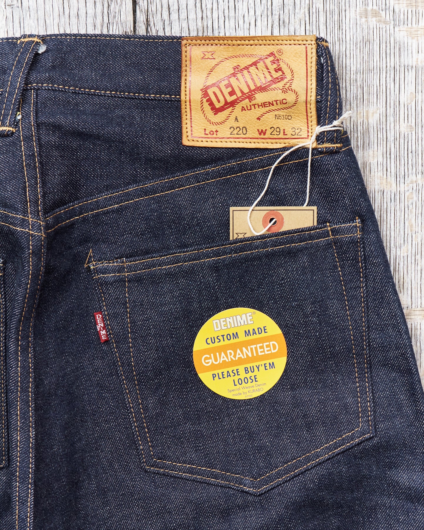 Denime by Warehouse & Co Lot 220A Offset XX Model Jeans Non Wash