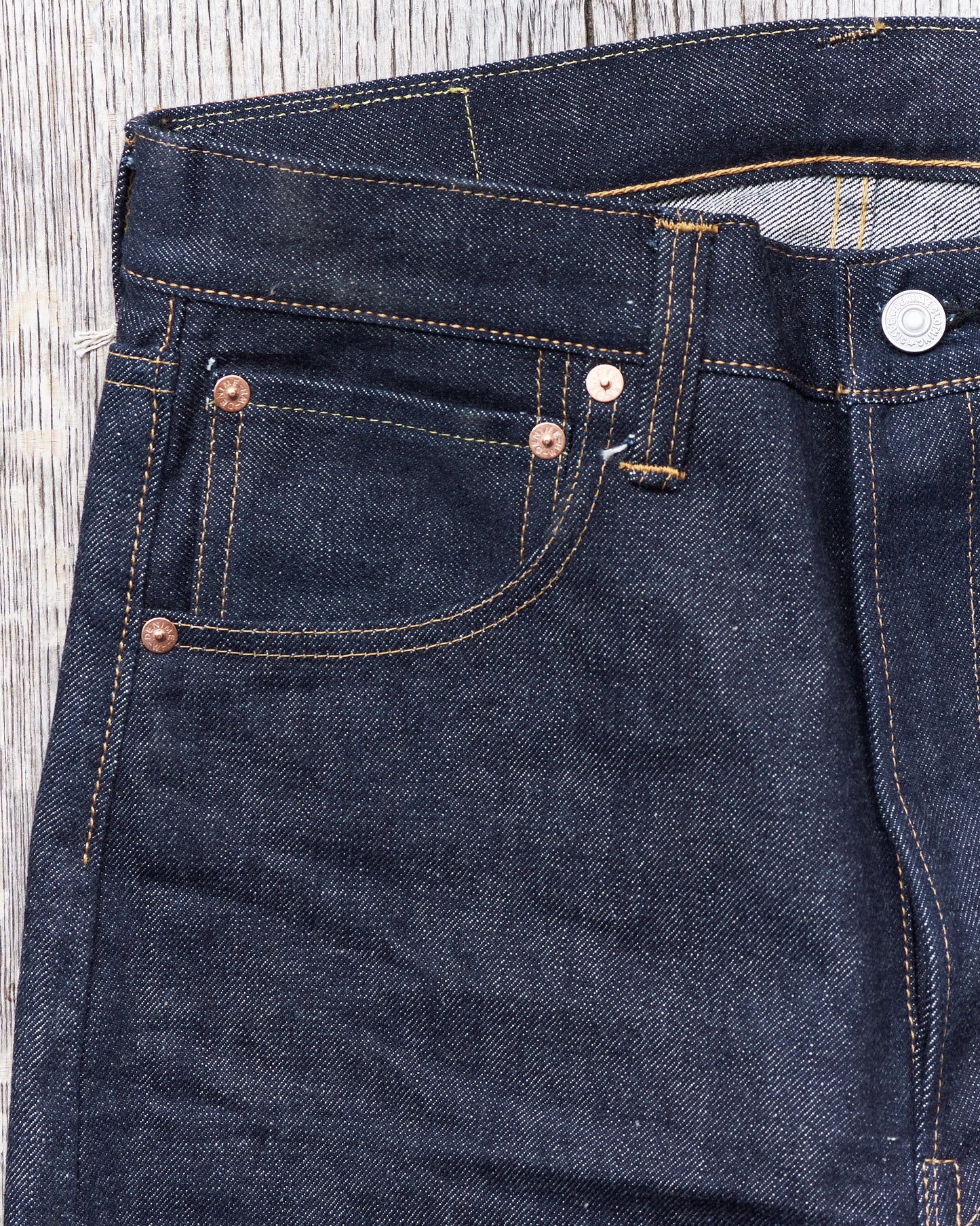 Denime by Warehouse & Co Lot 220A Offset XX Model Jeans Non Wash