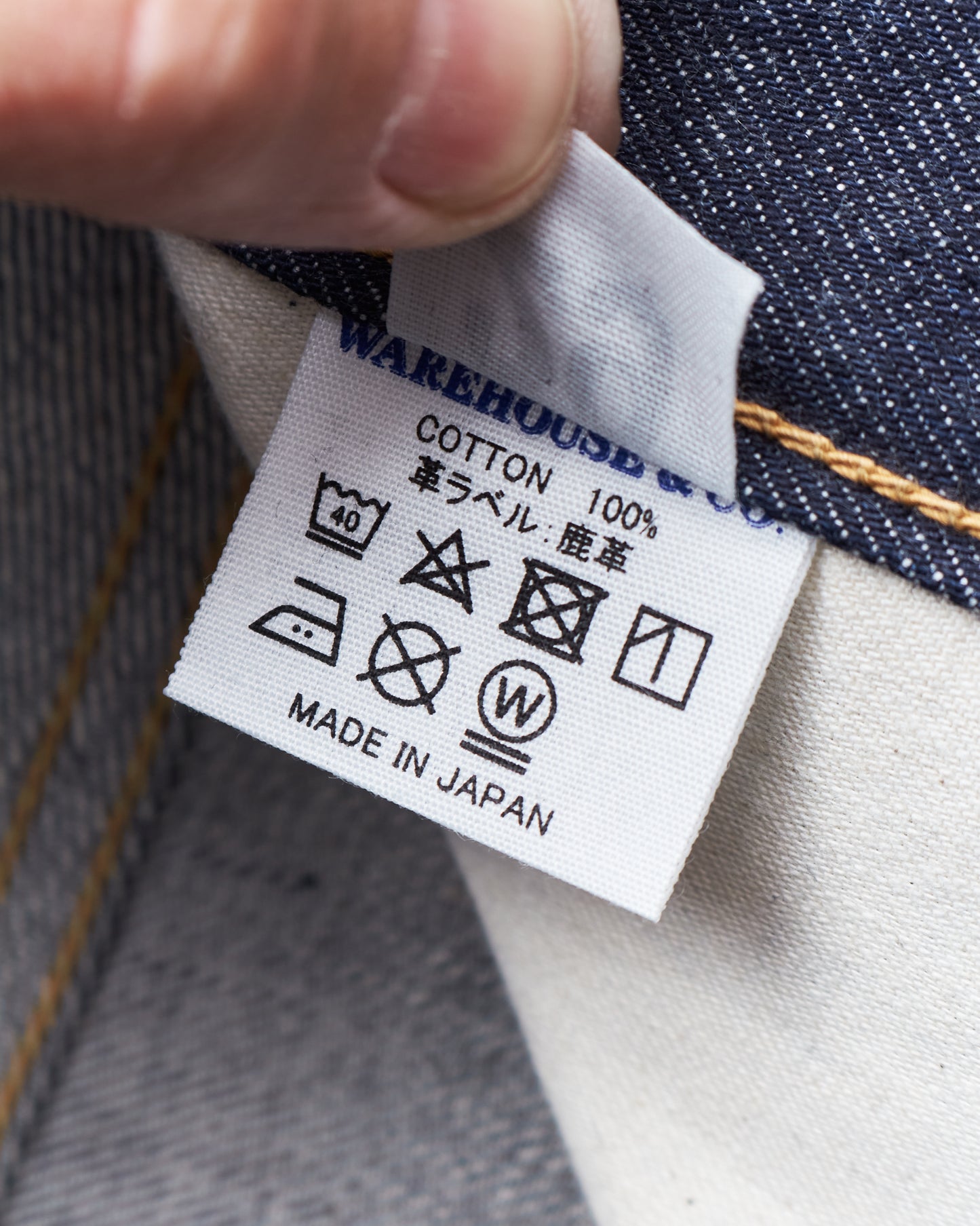 Denime by Warehouse & Co Lot 220A Offset XX Model Jeans Non Wash