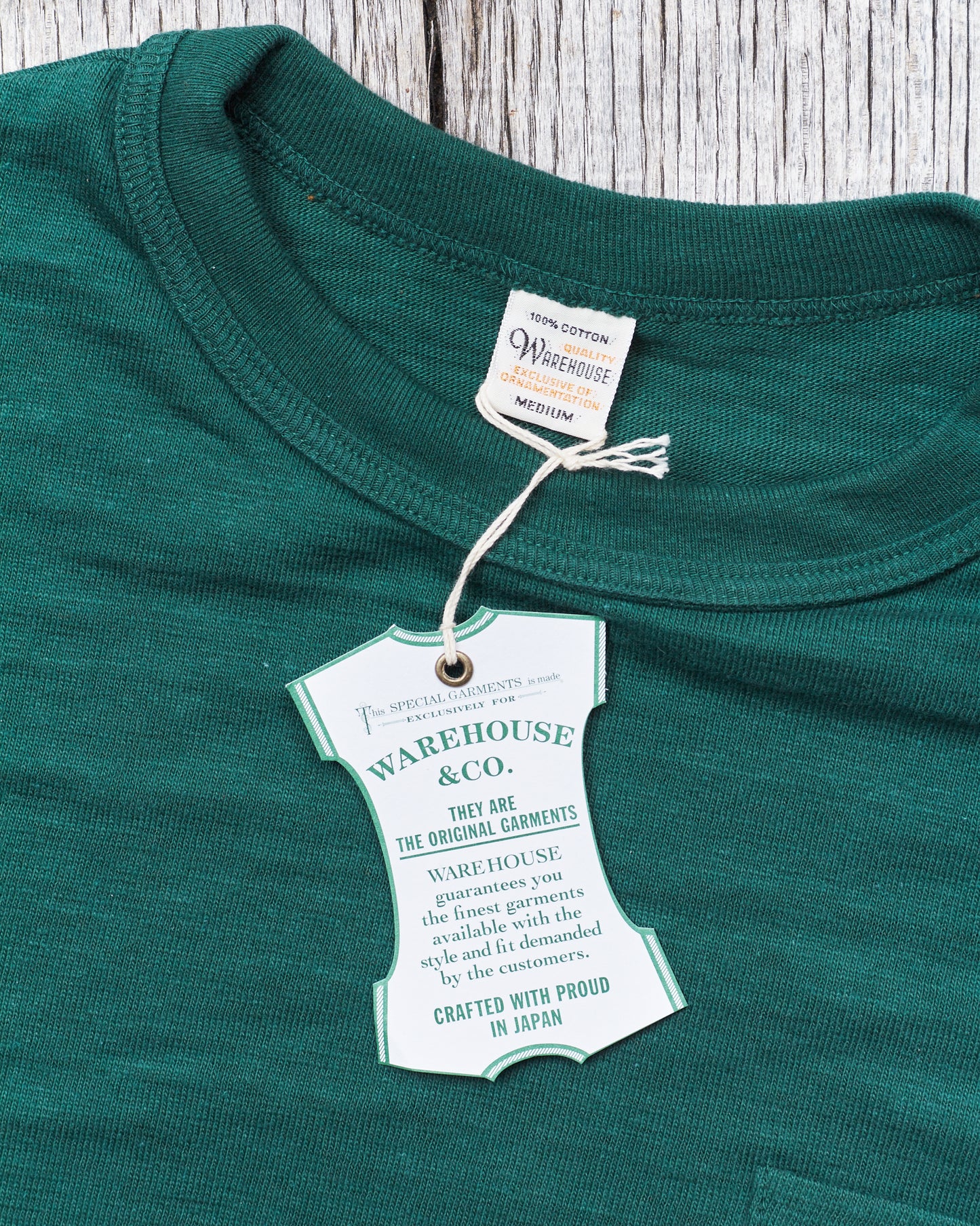 Warehouse & Co. Lot 4601 Pocket T-shirt Dark Green