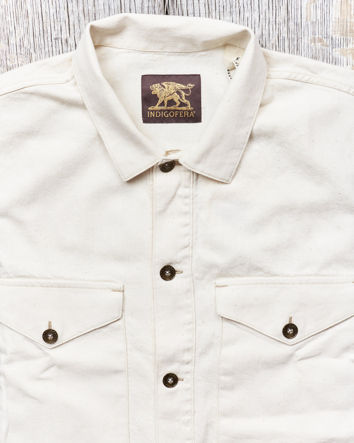 Indigofera Rivera Shirt Carson Denim Ecru