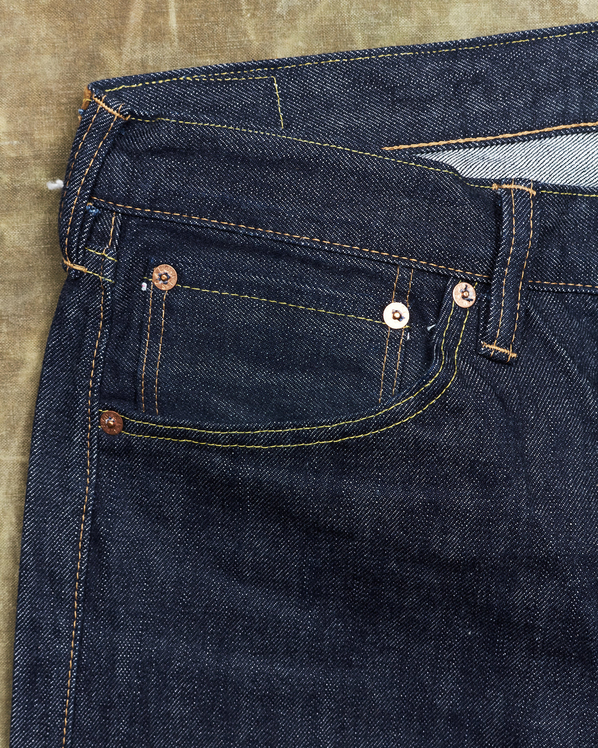 Second Hand Sugar Cane & Co. Model 2021 Tapered One Wash Jeans W34 / L32