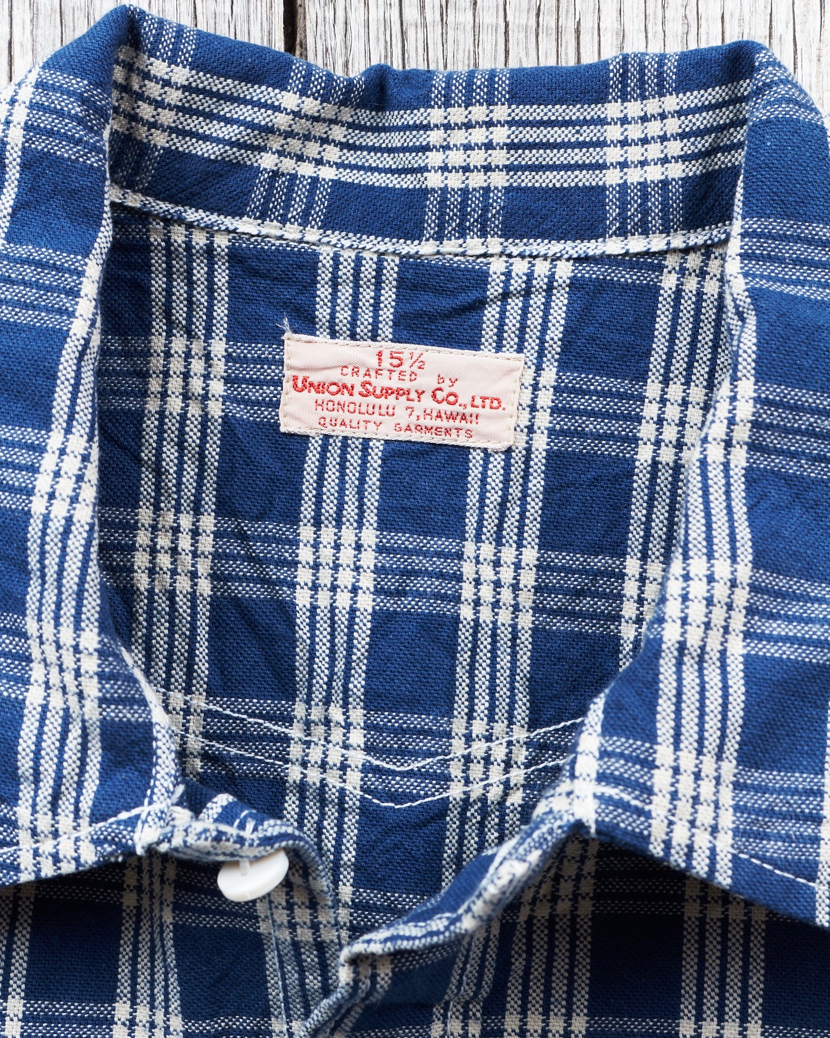Sun Surf Union Supply US13487 Palaka Check Blouse Jacket – Second