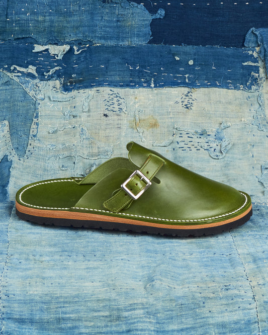 Zerrows Slit Sandal Green