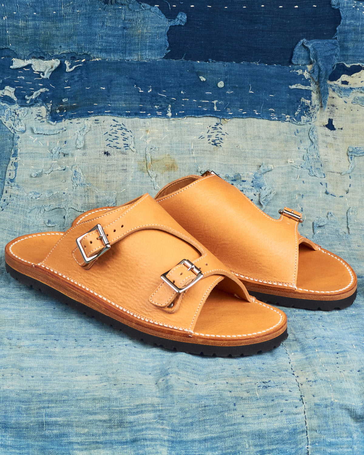 Zerrows Double Monk Sandal Camel