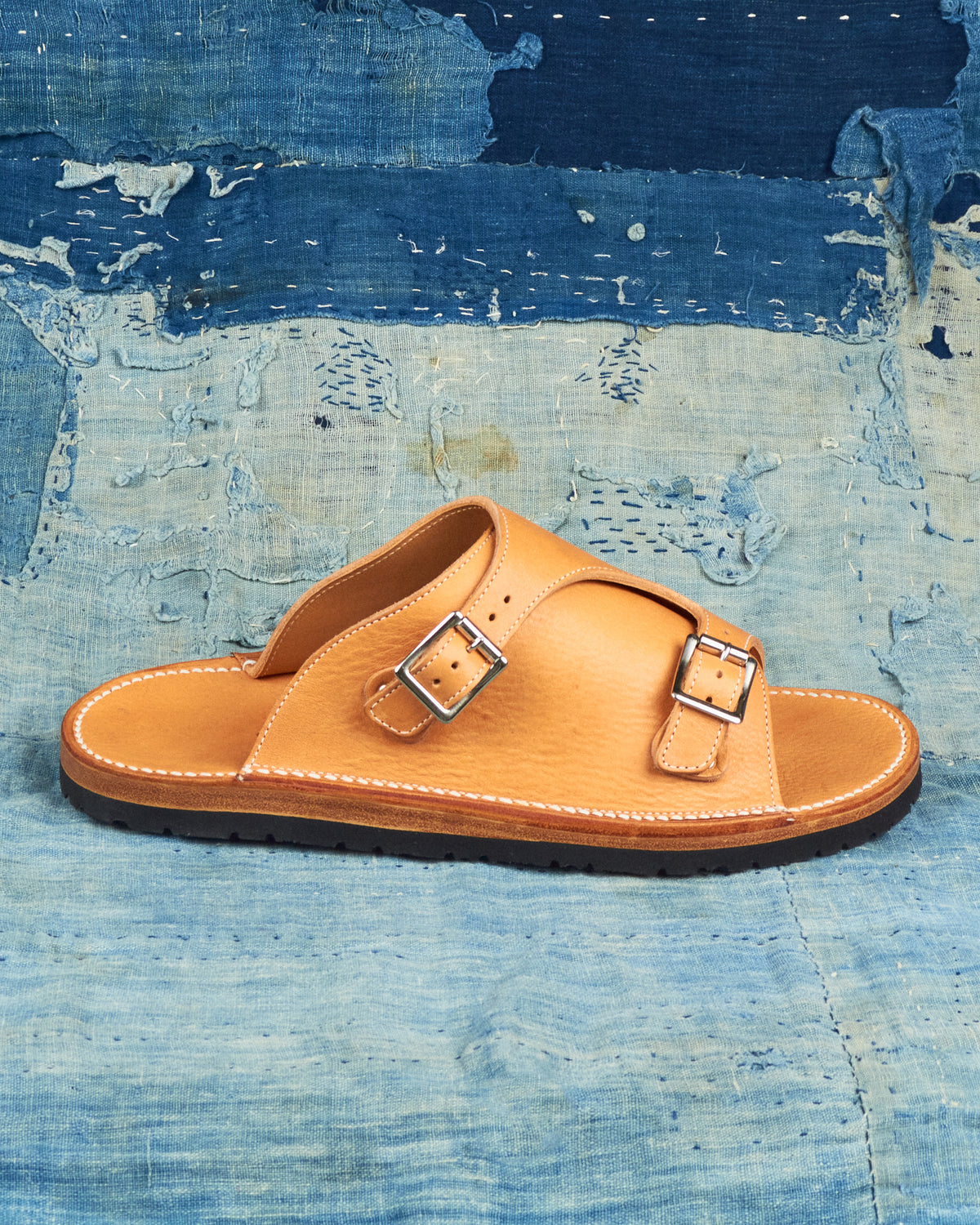 Zerrows Double Monk Sandal Camel