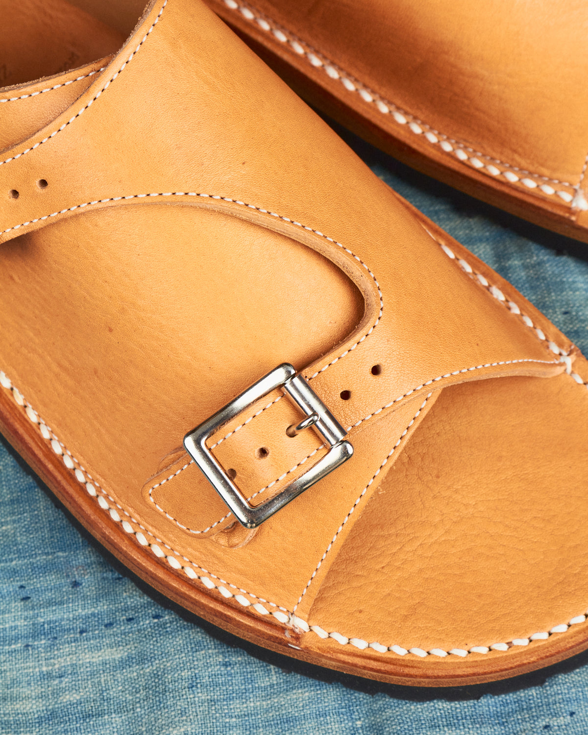 Zerrows Double Monk Sandal Camel