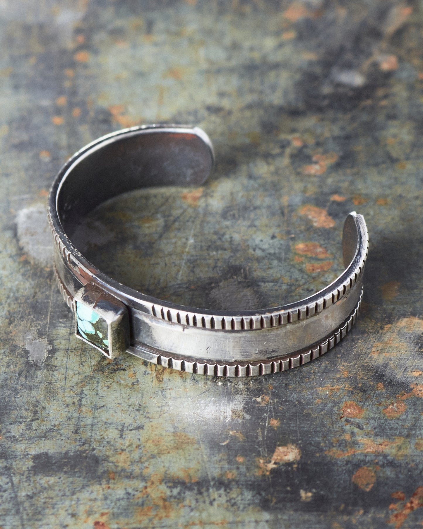 Tenable Crafts Silver Turquoise Bracelet #201