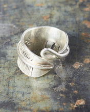 Tenable Crafts Silver Feather Ring #203