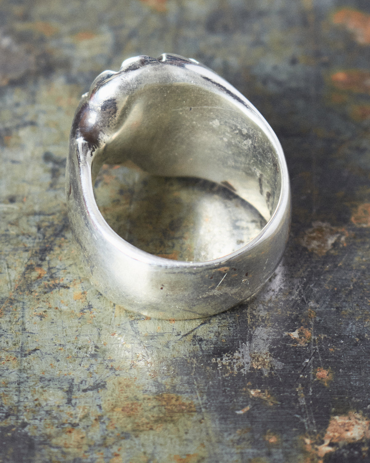 Tenable Crafts Silver Turquoise Ring #204