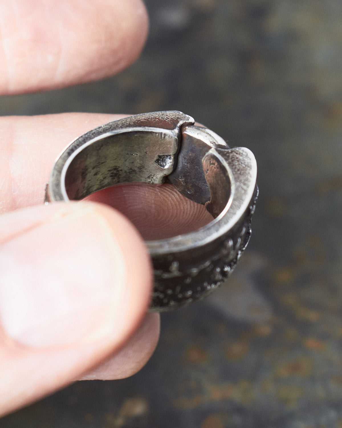 Tenable Crafts Concho Silver Ring #205
