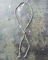 Tenable Crafts Indigo Braided Silver Necklace #206