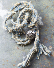 Tenable Crafts Indigo Braided Silver Necklace #206