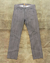 Second Hand Indigofera Swearengen Pants Black/White Hickory Stripe W33/L34