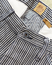 Second Hand Indigofera Swearengen Pants Black/White Hickory Stripe W33/L34