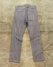 Second Hand Indigofera Swearengen Pants Black/White Hickory Stripe W33/L34