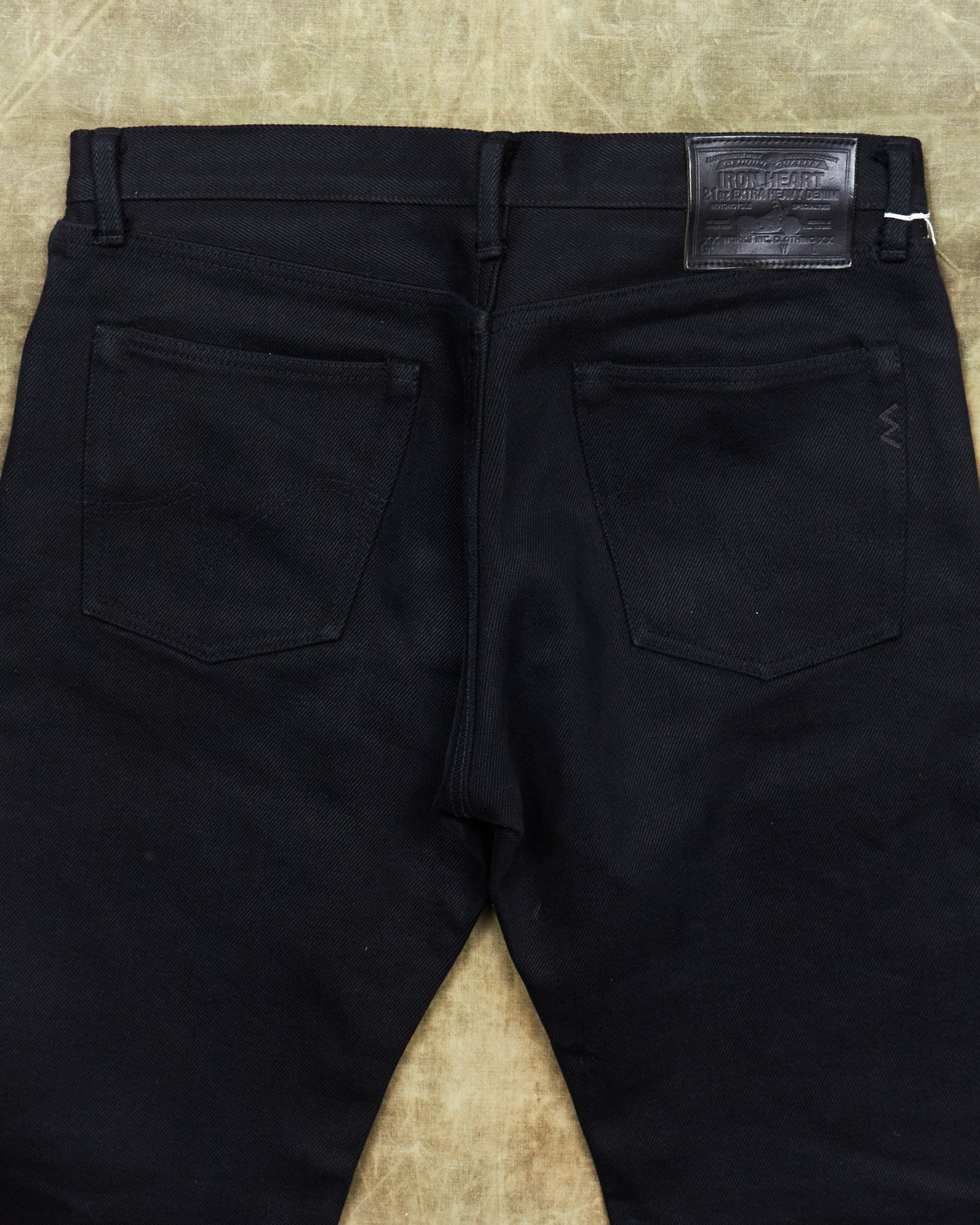 Second Hand Iron Heart 21oz Black Jeans W34