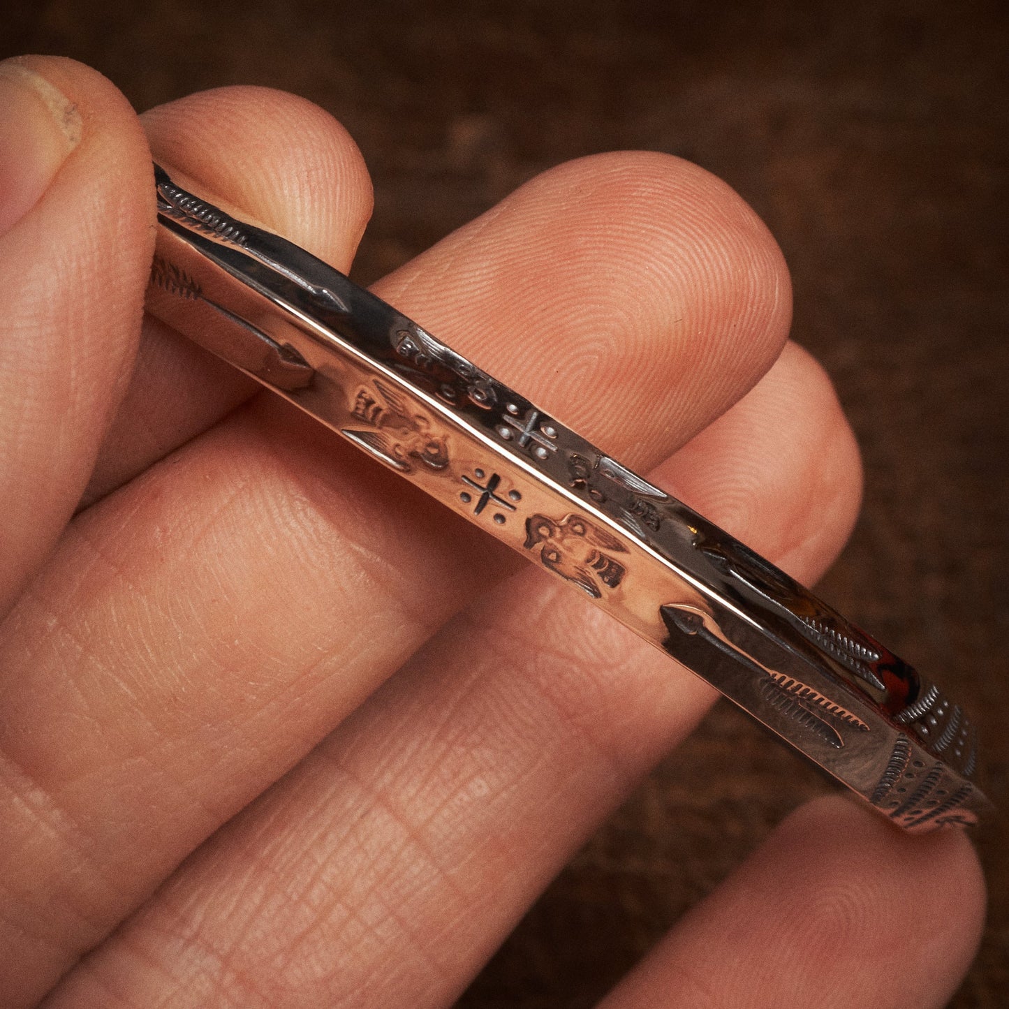 Larry Smith Triangle Bracelet Thunderbird BR-0107