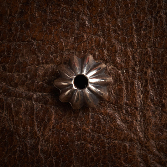 Larry Smith Silver Shell Concho Bead Small OT-B0063