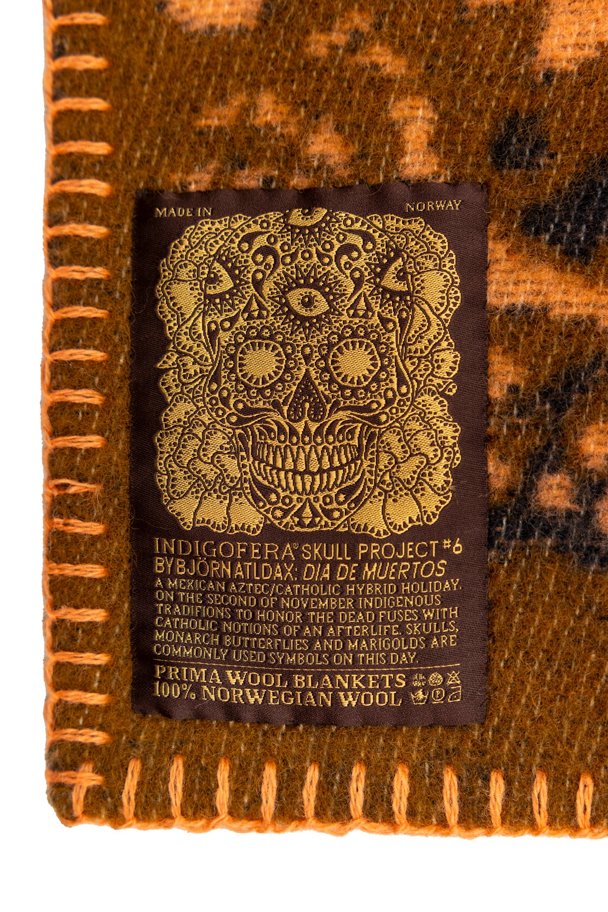 Indigofera x Björn Atldax 10 Skull Blankets - Dia De Muertos No. 6