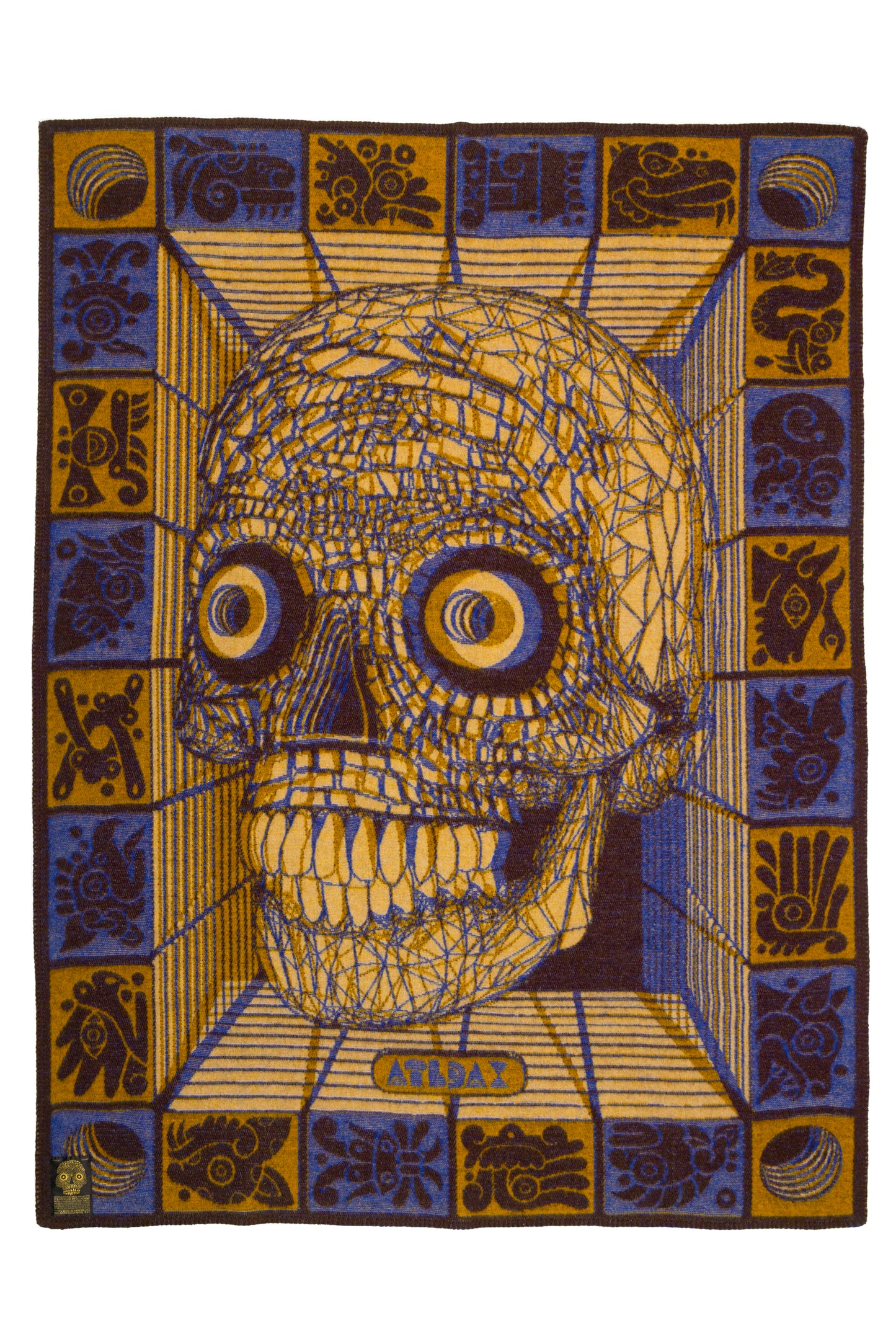 Indigofera x Björn Atldax 10 Skull Blankets - Mixtec Calendar No. 4
