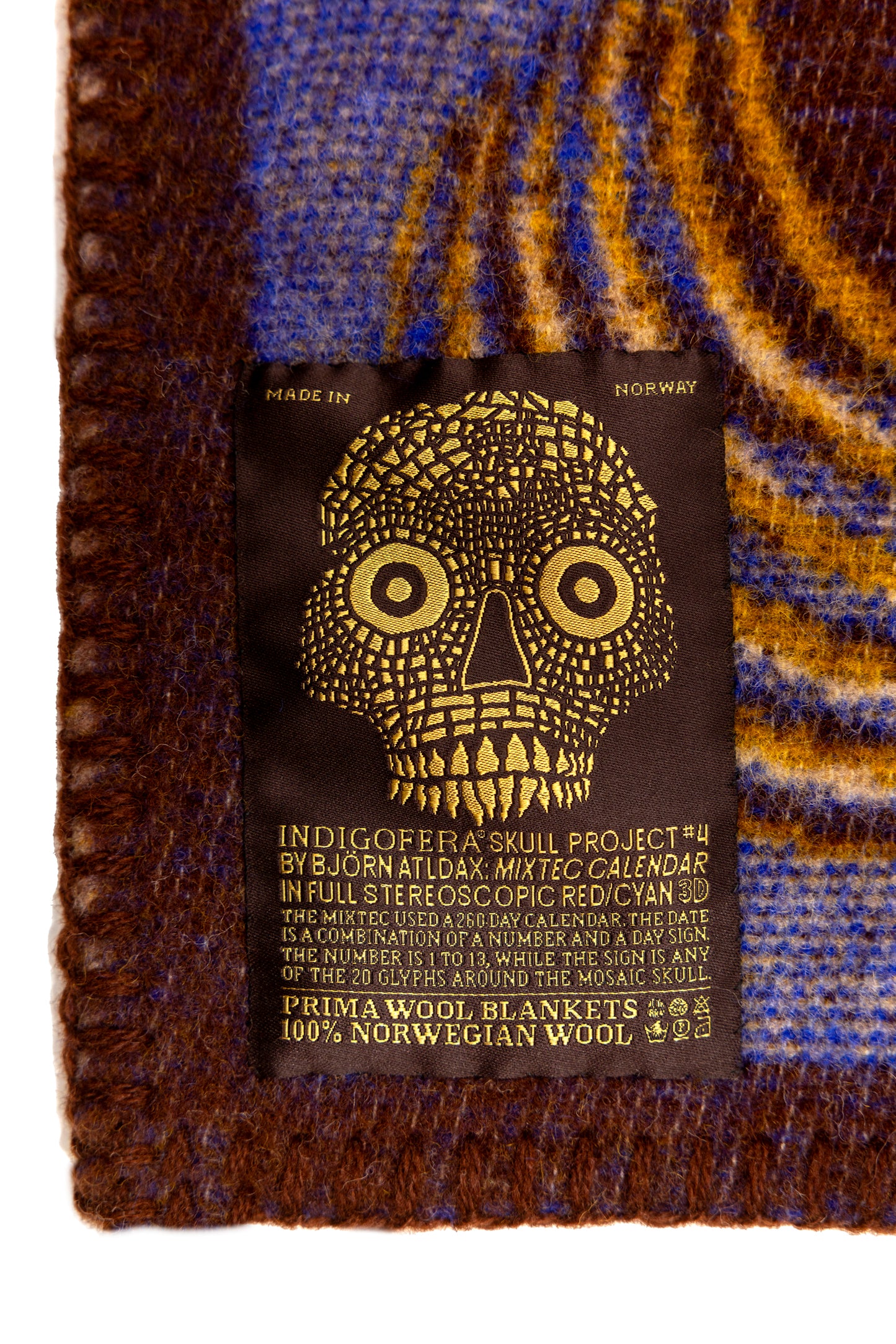 Indigofera x Björn Atldax 10 Skull Blankets - Mixtec Calendar No. 4