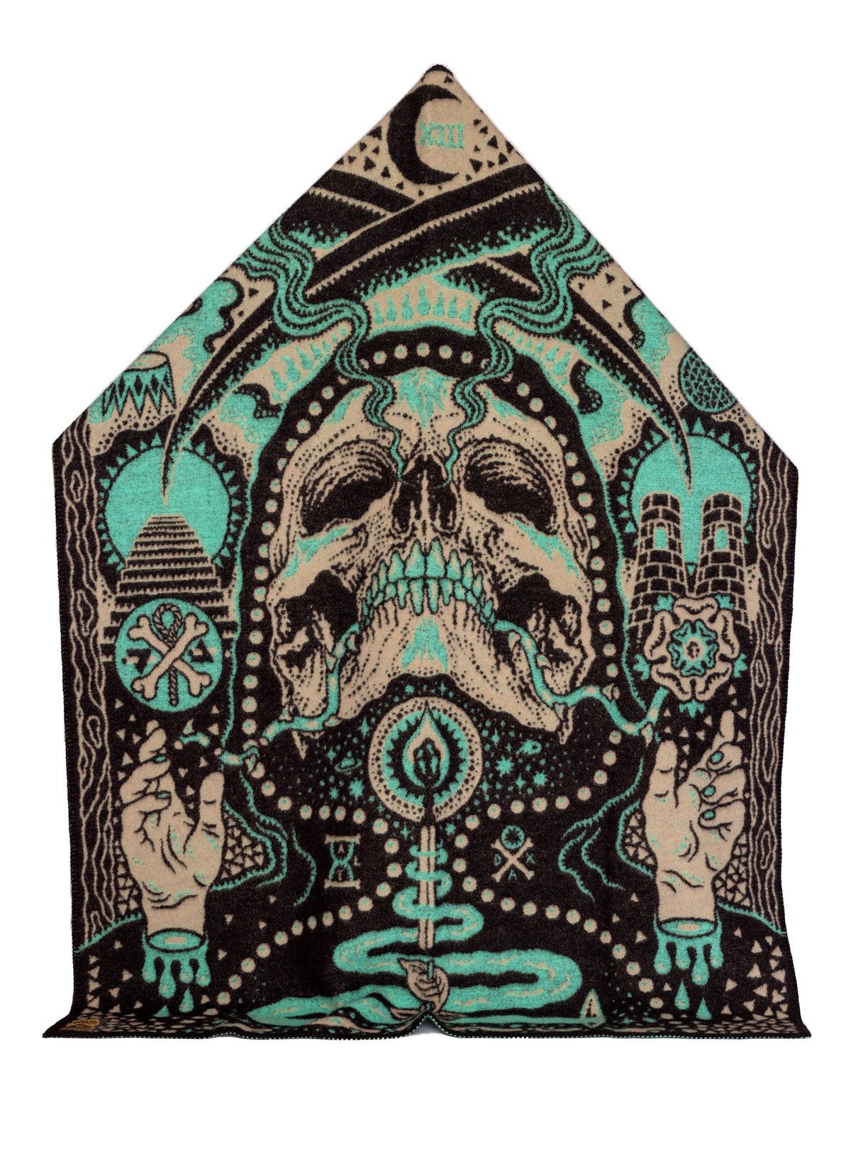 Indigofera x Björn Atldax 10 Skull Blankets - Tarot Death Card No. 5