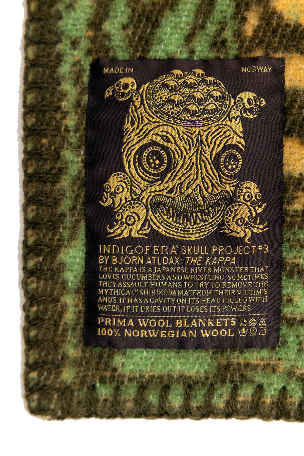 Indigofera x Björn Atldax 10 Skull Blankets - The Kappa No. 3
