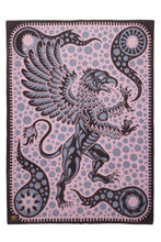 Indigofera Gryphon Wings Wool Blanket