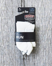 Darn Tough 1039 White Merino Wool Run No Show Tab Ultra-Lightweight With Cushion Socks