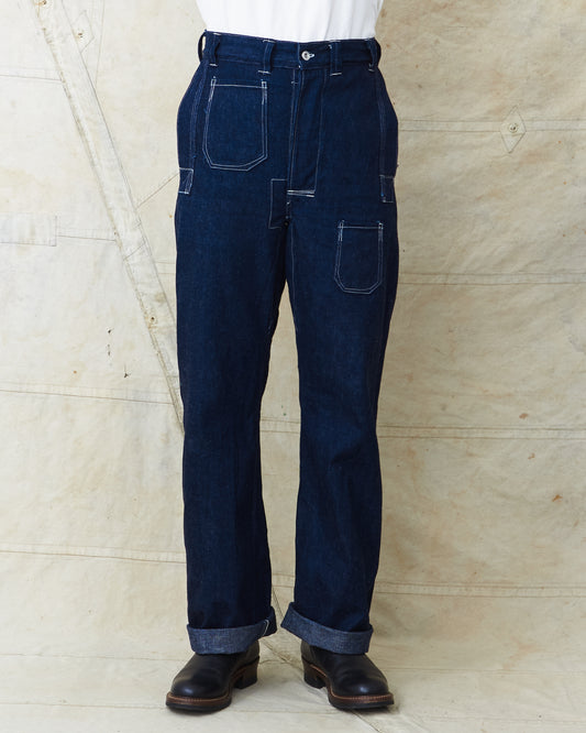 Warehouse & Co X John Gluckow Lot JG-01 1910s Netmaker's Trousers One Wash